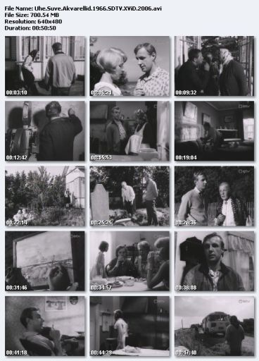Uhe.Suve.Akvarellid.1966.SDTV.XViD.2006